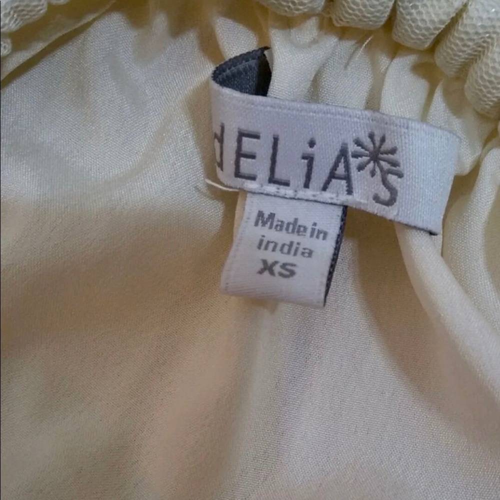 ❤️🔥NWOT dELiA*s CREAM TULLE SKIRT SZ XS - Picture 4 of 4